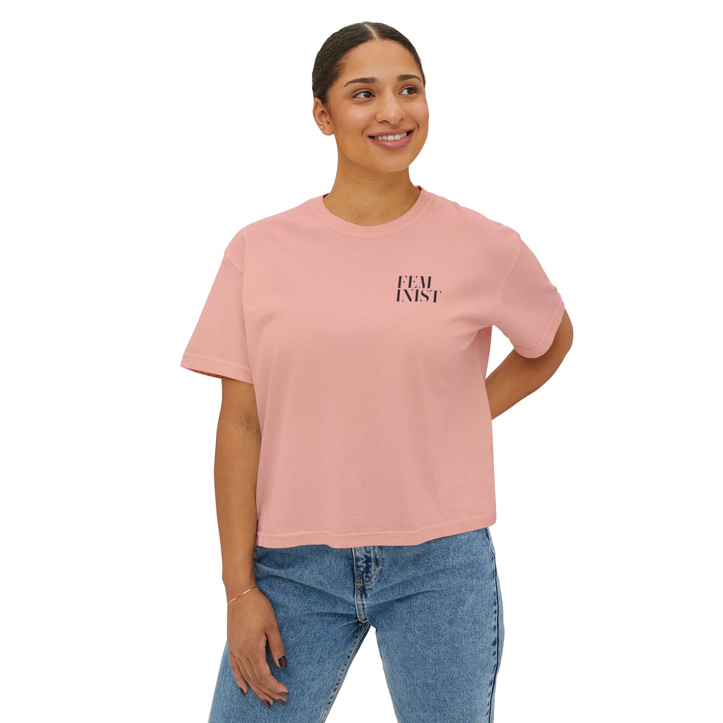 FEMINIST Boxy Crop Tee
