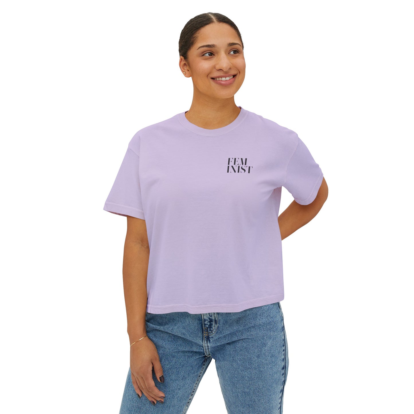 FEMINIST Boxy Crop Tee
