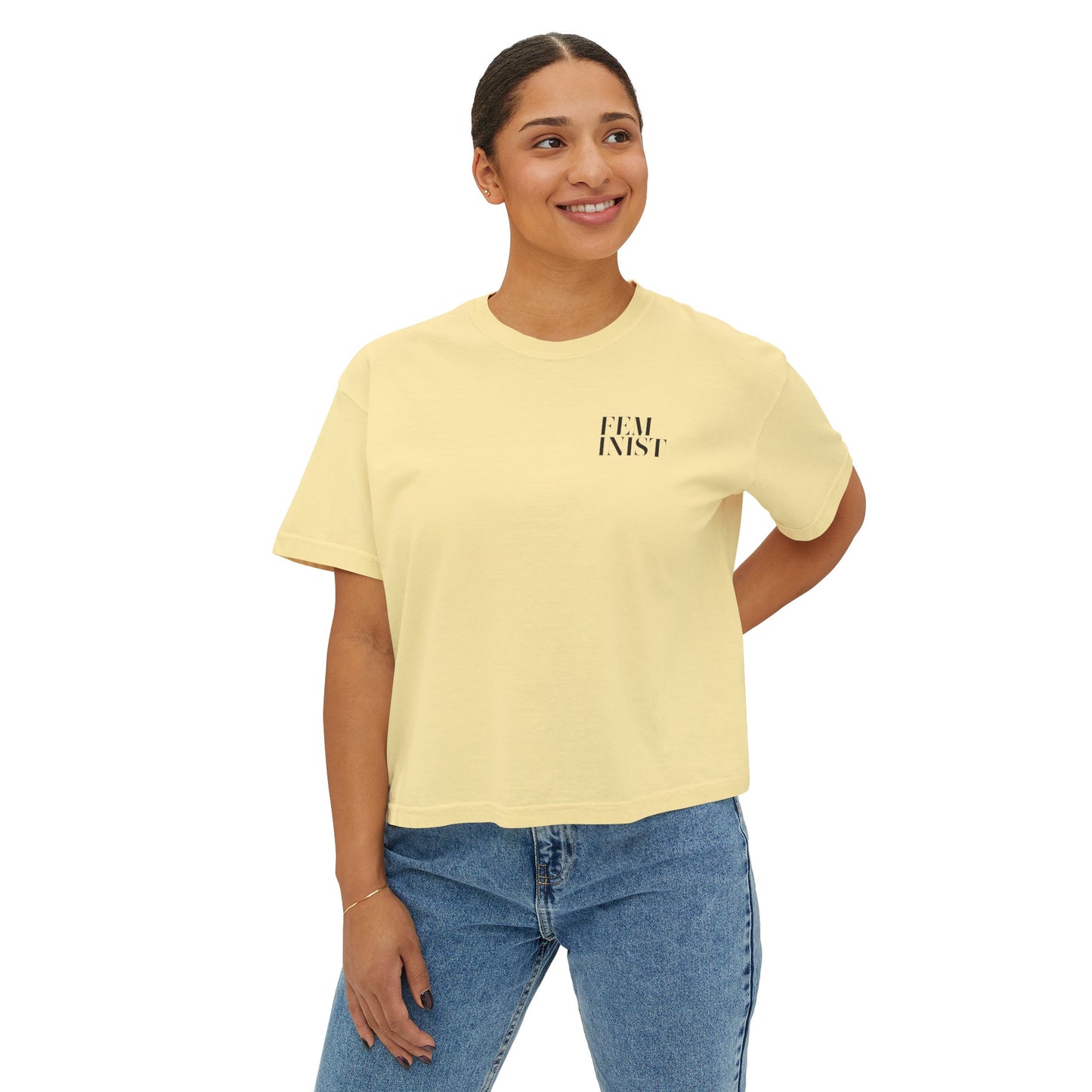 FEMINIST Boxy Crop Tee