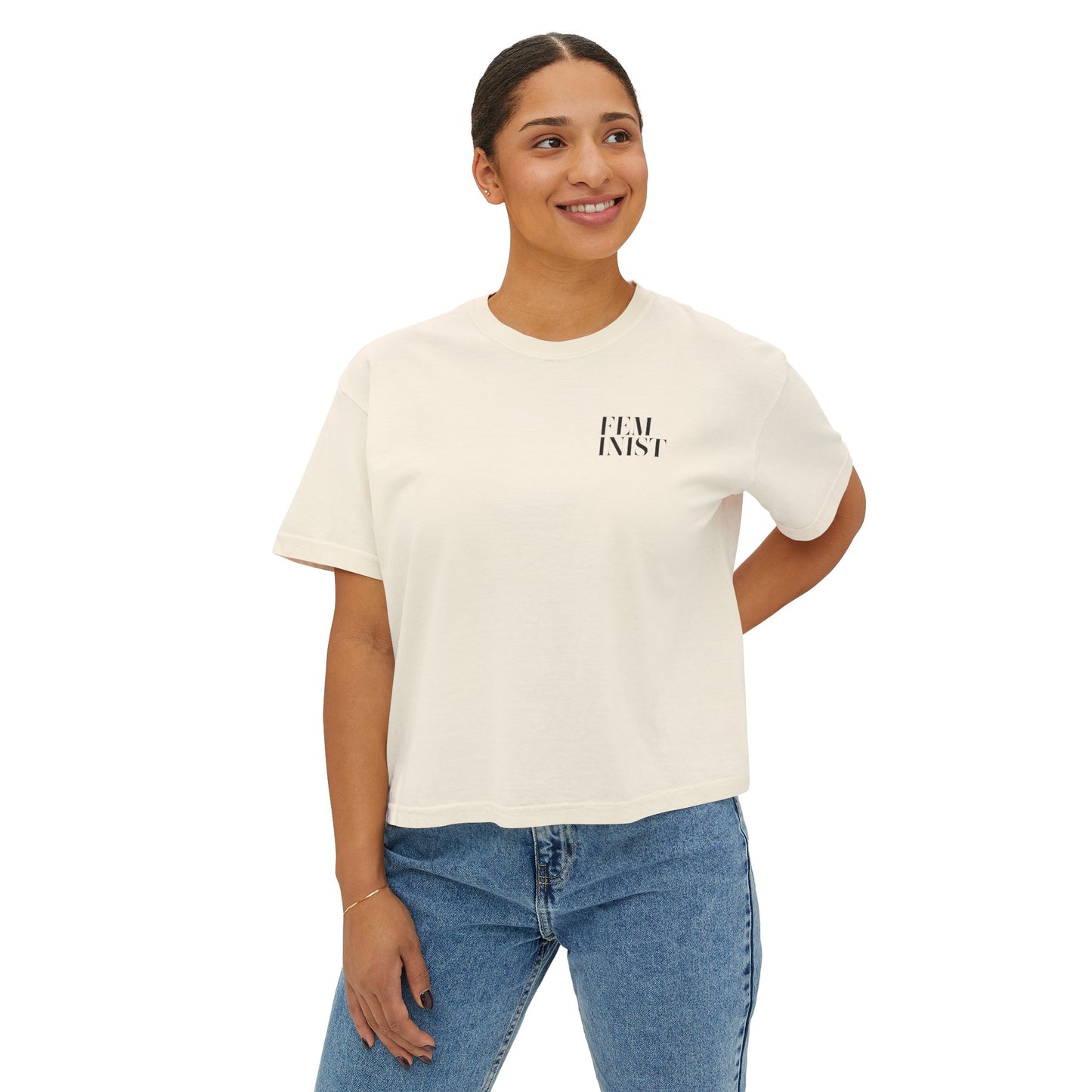 FEMINIST Boxy Crop Tee