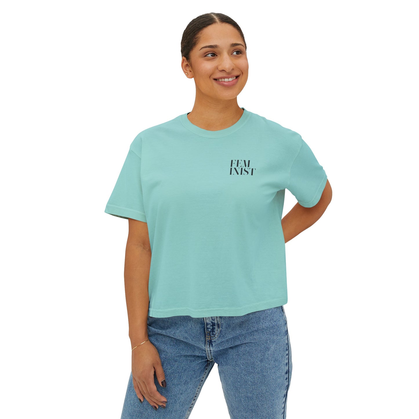 FEMINIST Boxy Crop Tee